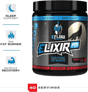 EFLOW NUTRITION - eFlow Nutrition Elixir PM Night time Fat Burner 40 Servicios 200Gr. - The Red Vitamin MX - Suplementos Alimenticios - {{ shop.shopifyCountryName }}