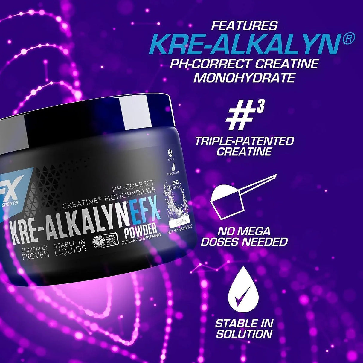 EFX SPORTS - EFX Sports Kre-Alkalyn EFX Powder 66 Servicios 100Gr. - The Red Vitamin MX - Suplementos Alimenticios - {{ shop.shopifyCountryName }}