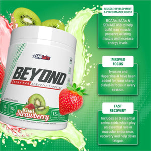 EHPLABS - EHP Labs Beyond BCAA Powder Amino Acids Kiwi Strawberry 60 Servicios - The Red Vitamin MX - Suplementos Alimenticios - {{ shop.shopifyCountryName }}