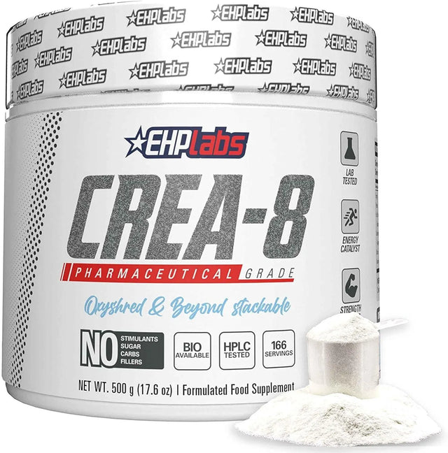 EHPLABS - EHPlabs CREA-8 Creatine Monohydrate Powder 100 Servicios 500Gr. - The Red Vitamin MX - Suplementos Alimenticios - {{ shop.shopifyCountryName }}