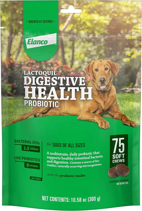 ELANCO - Elanco Lactoquil Soft Chews Digestive Health Probiotic 75 Masticables - The Red Vitamin MX - Probióticos Para Perros - {{ shop.shopifyCountryName }}