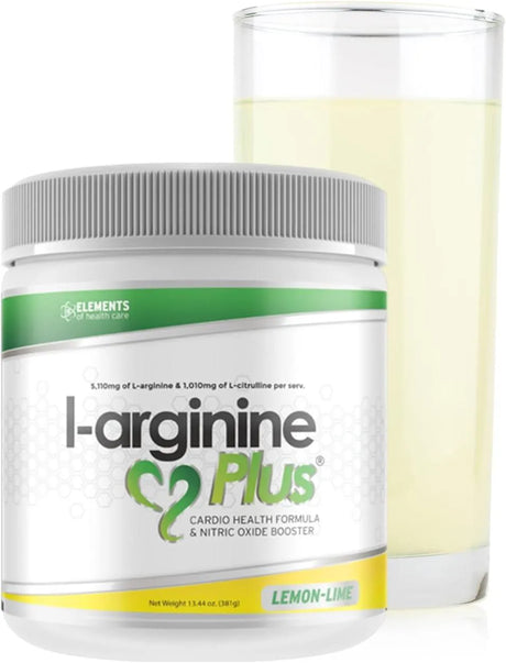 ELEMENTS OF HEALTH CARE - Elements of health care L-Arginine Plus Lemon Lime 380Gr. - The Red Vitamin MX - Suplementos Alimenticios - {{ shop.shopifyCountryName }}