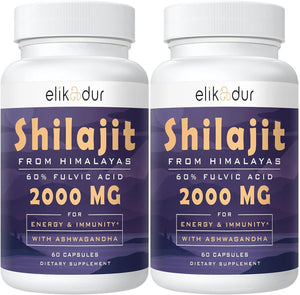 ELIKADUR - Elikadur Shilajit 2000Mg. 120 Capsulas - The Red Vitamin MX - Suplementos Alimenticios - {{ shop.shopifyCountryName }}