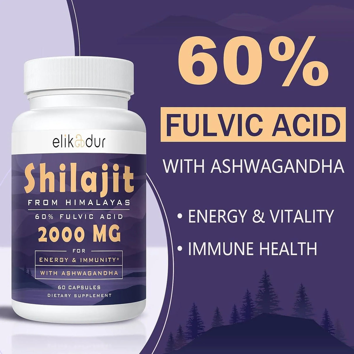 ELIKADUR - Elikadur Shilajit 2000Mg. 120 Capsulas - The Red Vitamin MX - Suplementos Alimenticios - {{ shop.shopifyCountryName }}