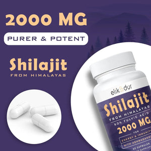 ELIKADUR - Elikadur Shilajit 2000Mg. 120 Capsulas - The Red Vitamin MX - Suplementos Alimenticios - {{ shop.shopifyCountryName }}