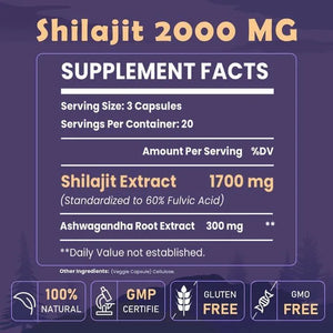 ELIKADUR - Elikadur Shilajit 2000Mg. 60 Capsulas - The Red Vitamin MX - Suplementos Alimenticios - {{ shop.shopifyCountryName }}