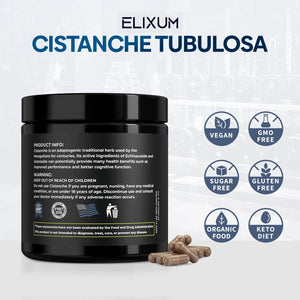 ELIXUM - Elixum Cistanche Tubulosa 500Mg. 120 Capsulas - The Red Vitamin MX - Suplementos Alimenticios - {{ shop.shopifyCountryName }}