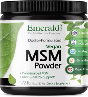 EMERALD LABS - EMERALD LABS MSM Powder 4,000Mg. 227Gr. - The Red Vitamin MX - Suplementos Alimenticios - {{ shop.shopifyCountryName }}