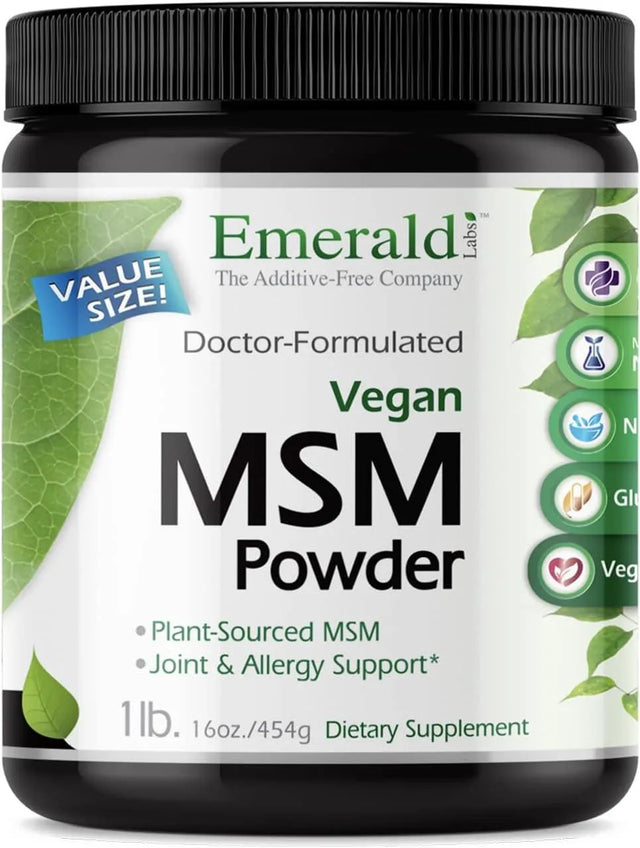 EMERALD LABS - EMERALD LABS MSM Powder 4,000Mg. 454Gr. - The Red Vitamin MX - Suplementos Alimenticios - {{ shop.shopifyCountryName }}