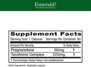 EMERALD LABS - Emerald Labs Pregnenolone 50Mg. 60 Capsulas - The Red Vitamin MX - Suplementos Alimenticios - {{ shop.shopifyCountryName }}