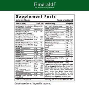 EMERALD LABS - Emerald Labs Prenatal 1-Daily Multi Multivitamin 30 Capsulas - The Red Vitamin MX - Suplementos Alimenticios - {{ shop.shopifyCountryName }}