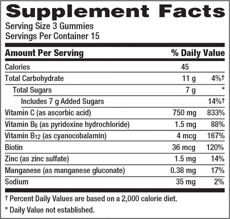 EMERGEN-C - Emergen-C 750Mg. Vitamin C Gummies 45 Gomitas - The Red Vitamin MX - Suplementos Alimenticios - {{ shop.shopifyCountryName }}