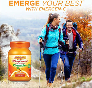 EMERGEN-C - Emergen-C Chewable Vitamin C 1000Mg. 40 Tabletas Masticables - The Red Vitamin MX - Suplementos Alimenticios - {{ shop.shopifyCountryName }}