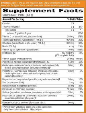 EMERGEN-C - Emergen-C Elderberry Fizzy Drink Mix 18 Pack - The Red Vitamin MX - Suplementos Alimenticios - {{ shop.shopifyCountryName }}