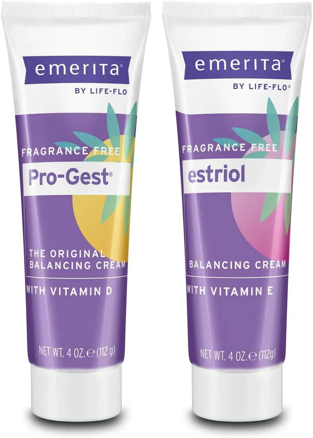 EMERITA - Emerita by Life-flo Pro-Gest Balancing Cream and Estriol Balancing Cream 4Oz. - The Red Vitamin MX - Suplementos Alimenticios - {{ shop.shopifyCountryName }}