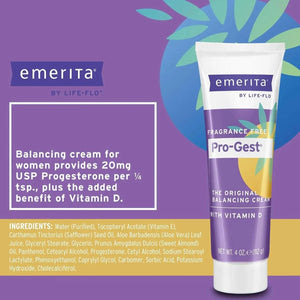 EMERITA - Emerita by Life-flo Pro-Gest Balancing Cream and Estriol Balancing Cream 4Oz. - The Red Vitamin MX - Suplementos Alimenticios - {{ shop.shopifyCountryName }}