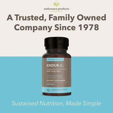 ENDURANCE PRODUCTS - ENDUR-C 1000Mg. Sustained-Release Vitamin C 150 Tabletas - The Red Vitamin MX - Suplementos Alimenticios - {{ shop.shopifyCountryName }}