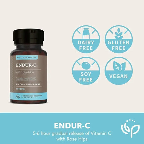 ENDURANCE PRODUCTS - ENDUR-C 1000Mg. Sustained-Release Vitamin C 150 Tabletas - The Red Vitamin MX - Suplementos Alimenticios - {{ shop.shopifyCountryName }}