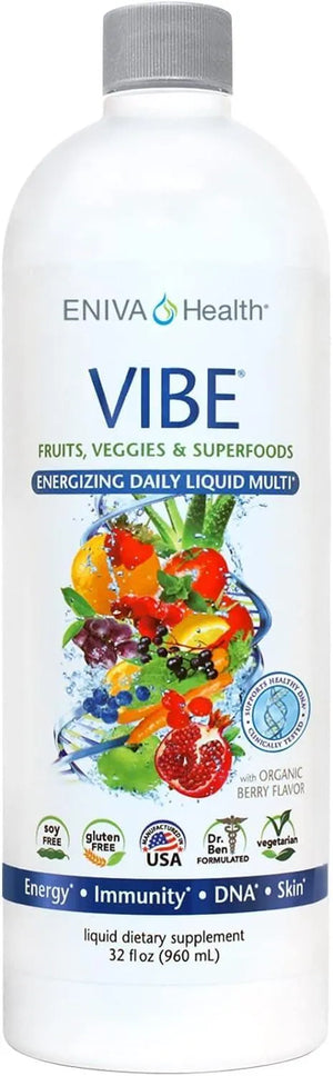 ENIVA HEALTH - Eniva Health Vibe Liquid Multivitamins Mineral Supplements 960Ml. - The Red Vitamin MX - Suplementos Alimenticios - {{ shop.shopifyCountryName }}