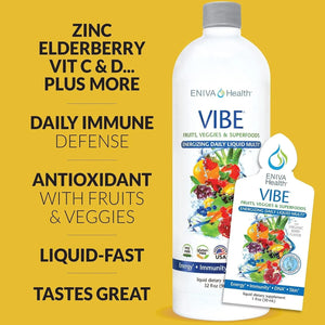 ENIVA HEALTH - Eniva Health Vibe Liquid Multivitamins Mineral Supplements 960Ml. - The Red Vitamin MX - Suplementos Alimenticios - {{ shop.shopifyCountryName }}