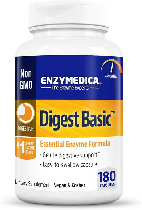 ENZYMEDICA - Enzymedica Digest Basic Essential Enzyme 180 Capsulas - The Red Vitamin MX - Suplementos Alimenticios - {{ shop.shopifyCountryName }}