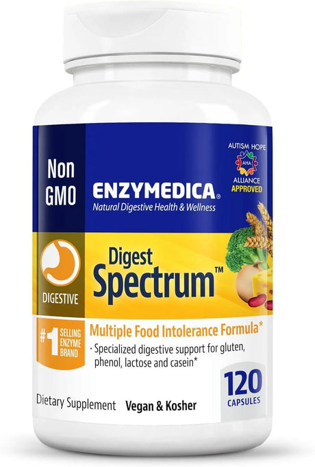 ENZYMEDICA - Enzymedica Digest Spectrum 120 Capsulas - The Red Vitamin MX - Suplementos Alimenticios - {{ shop.shopifyCountryName }}