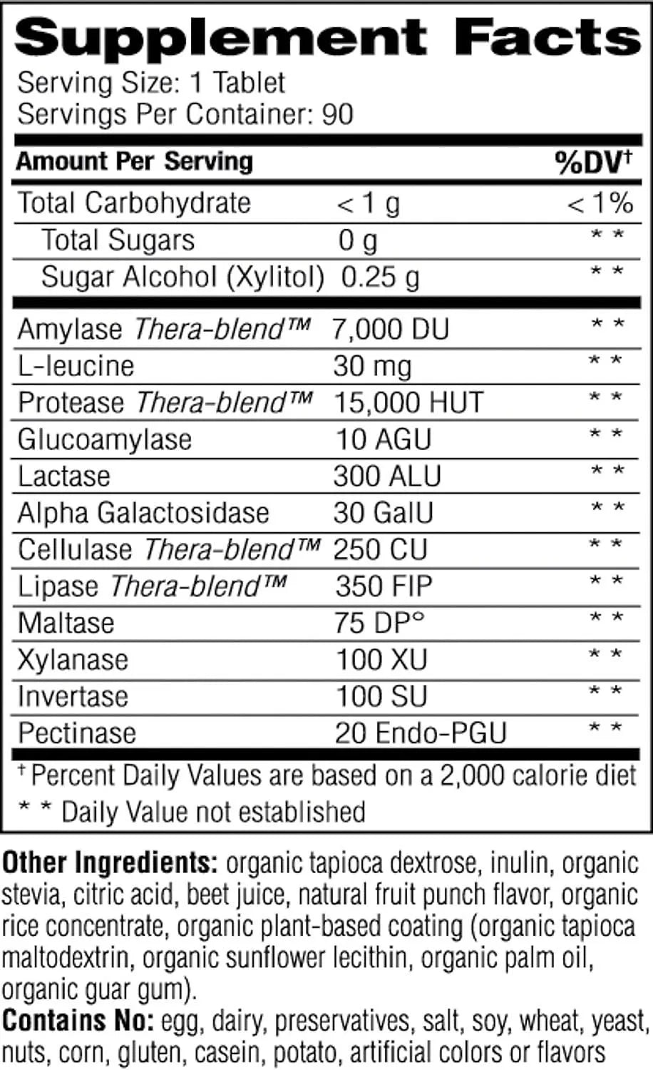 ENZYMEDICA - Enzymedica Kids Digest 90 Tabletas Masticables - The Red Vitamin MX - Suplementos Alimenticios - {{ shop.shopifyCountryName }}