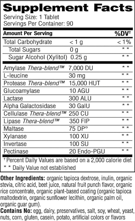 ENZYMEDICA - Enzymedica Kids Digest 90 Tabletas Masticables - The Red Vitamin MX - Suplementos Alimenticios - {{ shop.shopifyCountryName }}