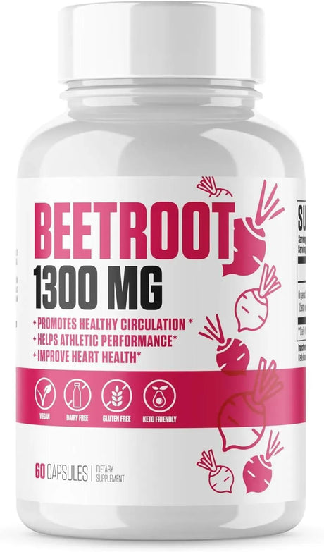 EPN SUPPLEMENTS - EPN Supplements Beetroot 1300Mg. 60 Capsulas - The Red Vitamin MX - Suplementos Alimenticios - {{ shop.shopifyCountryName }}