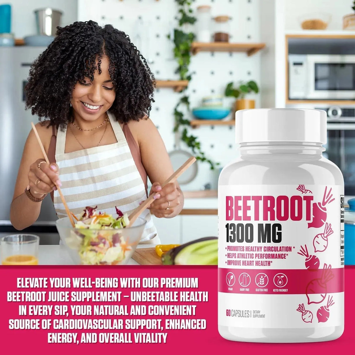 EPN SUPPLEMENTS - EPN Supplements Beetroot 1300Mg. 60 Capsulas - The Red Vitamin MX - Suplementos Alimenticios - {{ shop.shopifyCountryName }}