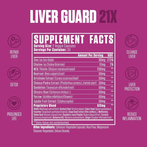 EPN SUPPLEMENTS - EPN Supplements Liver Guard 21x 60 Capsulas - The Red Vitamin MX - Suplementos Alimenticios - {{ shop.shopifyCountryName }}