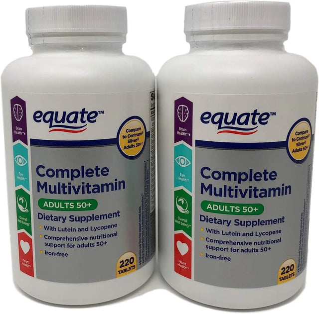 EQUATE - Equate Mature Adult 50+ One Daily Complete Multivitamin 440 Tabletas - The Red Vitamin MX - Suplementos Alimenticios - {{ shop.shopifyCountryName }}