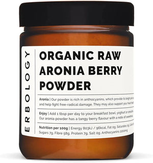 ERBOLOGY - Erbology 100% Organic Aronia Berry Powder 4.4 Oz. - The Red Vitamin MX - Suplementos Alimenticios - {{ shop.shopifyCountryName }}