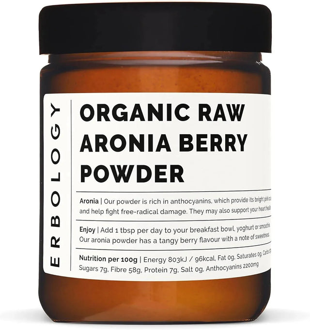 ERBOLOGY - Erbology 100% Organic Aronia Berry Powder 4.4 Oz. - The Red Vitamin MX - Suplementos Alimenticios - {{ shop.shopifyCountryName }}