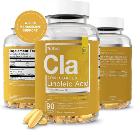 ESSENTIAL ELEMENTS - Essential Elements CLA from Safflower Oil 2400Mg. 90 Capsulas Blandas - The Red Vitamin MX - Suplementos Alimenticios - {{ shop.shopifyCountryName }}