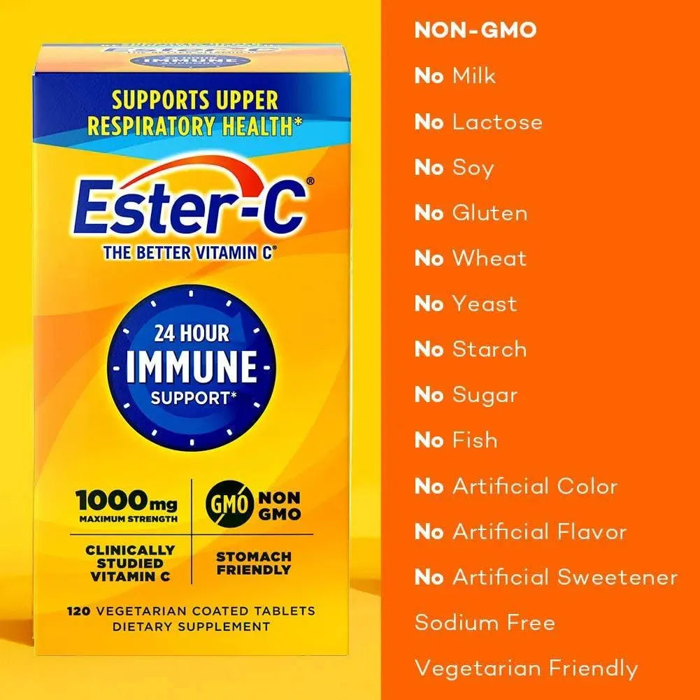 ESTER-C - Ester-C Vitamin C 1000Mg. 120 Tabletas - The Red Vitamin MX - Suplementos Alimenticios - {{ shop.shopifyCountryName }}