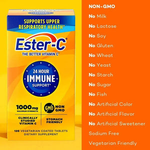 ESTER-C - Ester-C Vitamin C 1000Mg. 120 Tabletas - The Red Vitamin MX - Suplementos Alimenticios - {{ shop.shopifyCountryName }}