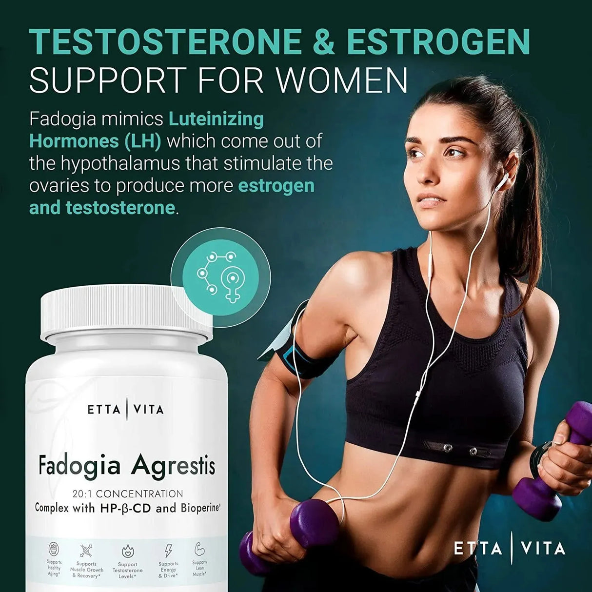 ETTA VITA - Etta Vita Organic Fadogia Agrestis 600Mg. 60 Capsulas - The Red Vitamin MX - Suplementos Alimenticios - {{ shop.shopifyCountryName }}