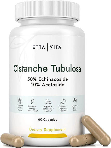 ETTA VITA - Etta Vita Potent Cistanche Tubulosa 500Mg. 60 Capsulas - The Red Vitamin MX - Suplementos Alimenticios - {{ shop.shopifyCountryName }}