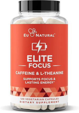 EU NATURAL - Eu Natural Elite Caffeine Pills with L-Theanine 120 Capsulas Blandas - The Red Vitamin MX - Suplementos Alimenticios - {{ shop.shopifyCountryName }}