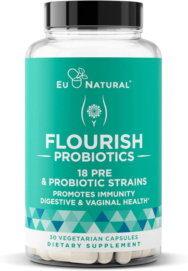 EU NATURAL - Eu Natural Flourish Probiotics + Prebiotics for Women 30 Capsulas - The Red Vitamin MX - Suplementos Alimenticios - {{ shop.shopifyCountryName }}