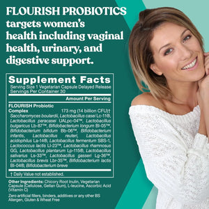 EU NATURAL - Eu Natural Flourish Probiotics + Prebiotics for Women 30 Capsulas - The Red Vitamin MX - Suplementos Alimenticios - {{ shop.shopifyCountryName }}