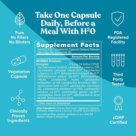 EU NATURAL - Eu Natural Momma Prenatal Probiotics Mom & Baby 30 Capsulas - The Red Vitamin MX - Suplementos Alimenticios - {{ shop.shopifyCountryName }}