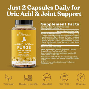 EU NATURAL - Eu Natural Purge! Uric Acid Flush 60 Capsulas Blandas - The Red Vitamin MX - Suplementos Alimenticios - {{ shop.shopifyCountryName }}