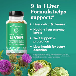 EU NATURAL - Eu Natural Vital Liver Cleanse Detox & Repair 60 Capsulas - The Red Vitamin MX - Suplementos Alimenticios - {{ shop.shopifyCountryName }}