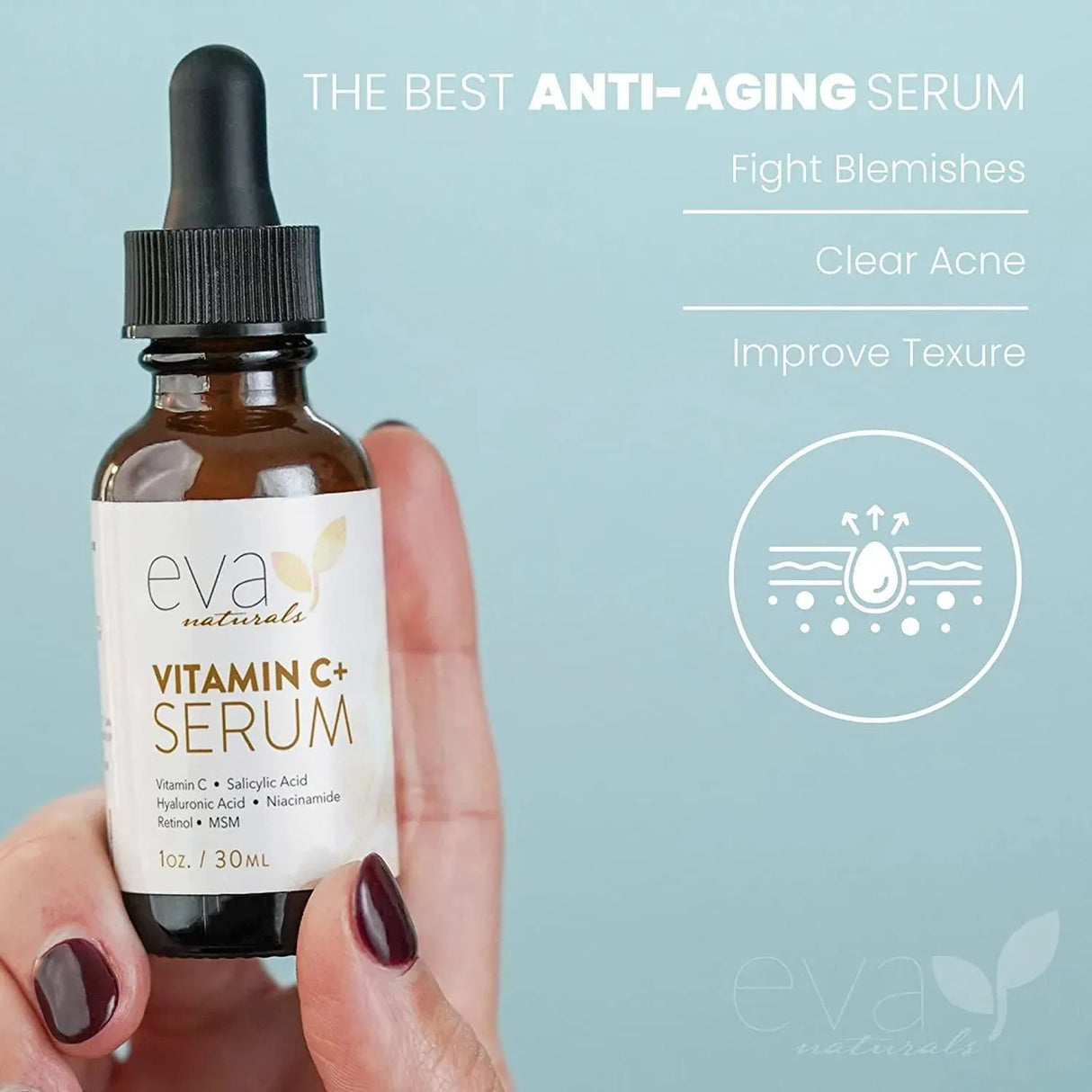 EVA NATURALS - Eva Naturals Vitamin C Serum for Face Anti Aging Serum - The Red Vitamin MX - Sueros Para La Cara - {{ shop.shopifyCountryName }}