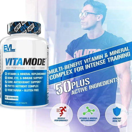EVLUTION - EVL Advanced Daily Multivitamin for Men 120 Tabletas - The Red Vitamin MX - Suplementos Alimenticios - {{ shop.shopifyCountryName }}