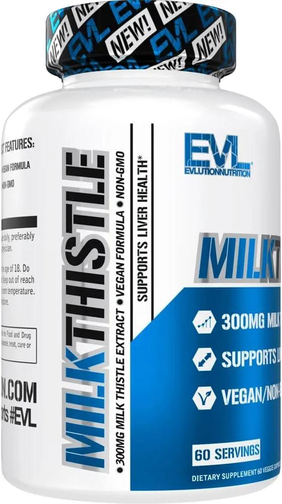 EVLUTION - EVL Silymarin Milk Thistle 60 Capsulas - The Red Vitamin MX - Suplementos Alimenticios - {{ shop.shopifyCountryName }}