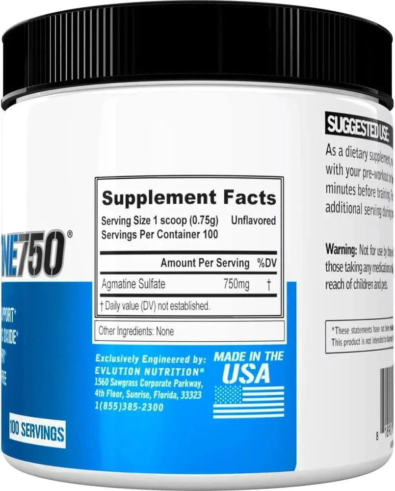 EVLUTION - Evlution Agmatine Sulfate Nitric Oxide Powder 75Gr. - The Red Vitamin MX - Suplementos Alimenticios - {{ shop.shopifyCountryName }}