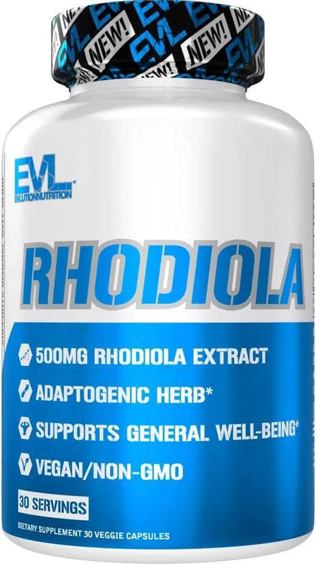 EVLUTION - Evlution Herbal Adaptogen Rhodiola Rosea 500Mg. 30 Capsulas - The Red Vitamin MX - Suplementos Alimenticios - {{ shop.shopifyCountryName }}